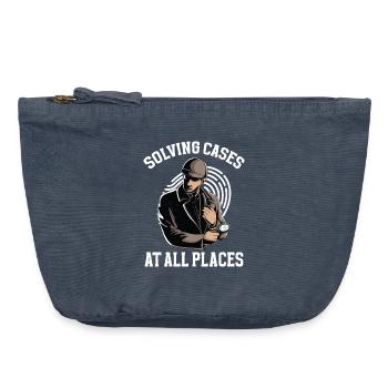 Ermittlungsuniform Beobachtungsausrüstung Private - Vintage Reißverschluss-Täschchen (18 x 21 cm) - Vintage Denim - Vorne