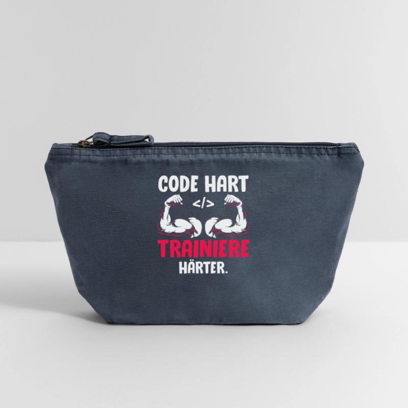 Codeur CODE ENTRAÎNEZ-VOUS PLUS FORT Drôle Pochette zippée vintage 18 x 21 cm