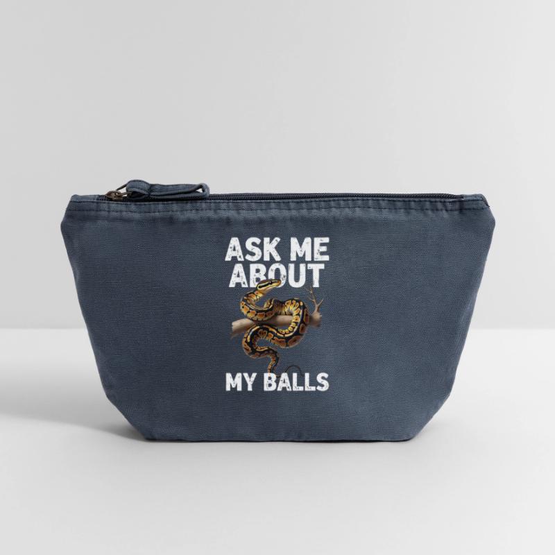 Python roi Serpents Amateurs de terrarium Python Pochette zippée vintage 18 x 21 cm