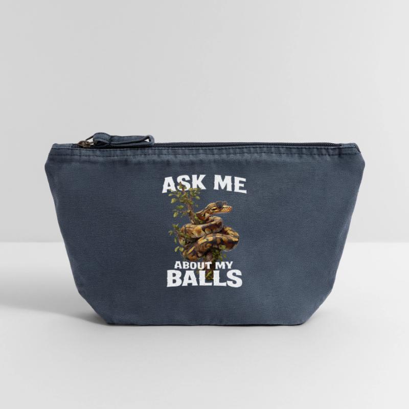 Python roi Serpents Amateurs de terrarium Python Pochette zippée vintage 18 x 21 cm