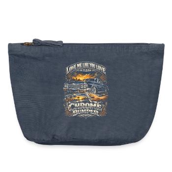 Lowrider Auto - Vintage Reißverschluss-Täschchen (18 x 21 cm) - Vintage Denim - Vorne