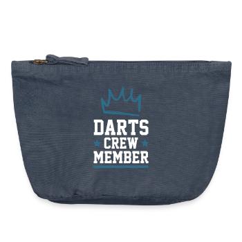 Darts Crew - Vintage Reißverschluss-Täschchen (18 x 21 cm) - Vintage Denim - Vorne