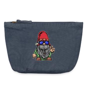Beard Hairstyle Beard Growth Masculinity Beard Wearer - Vintage Zip Pouch 18 x 21 cm - vintage denim - Front