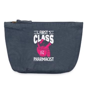 Pharmacist Pharmaceutical Technical - Vintage Zip Pouch 18 x 21 cm - vintage denim - Front