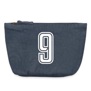 9 - Vintage Reißverschluss-Täschchen (18 x 21 cm) - Vintage Denim - Vorne