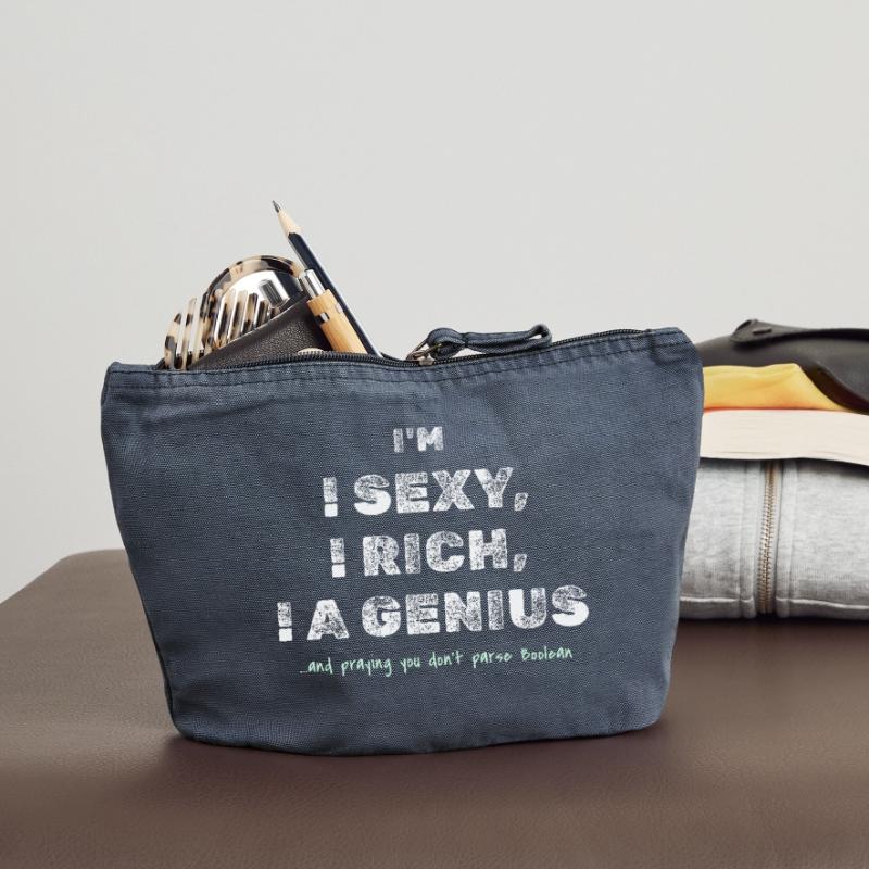 Boolean Joke – Funny Dev Tee Vintage Zip Pouch 18 x 21 cm