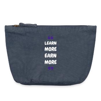 En savoir plus Gagnez plus - Pochette zippée vintage 18 x 21 cm - vintage bleu jeans - Devant