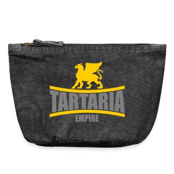 Tartaria Empire | Farben änderbar - Vintage Reißverschluss-Täschchen (18 x 21 cm) - Vintage Schwarz - Vorne