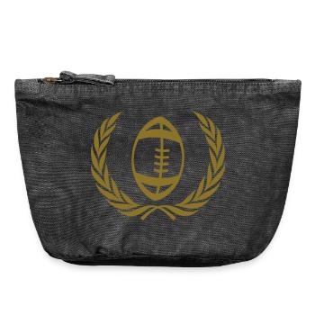 Rugby - Vintage Zip Pouch 18 x 21 cm - vintage black - Front