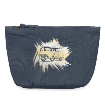 B1000 Grunge Look - Pochette zippée vintage 18 x 21 cm - vintage bleu jeans - Devant