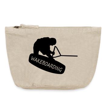 Wakeboarding - Vintage Zip Pouch 18 x 21 cm - vintage sand  - Front