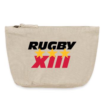Rugby XIII - Vintage Zip Pouch 18 x 21 cm - vintage sand  - Front