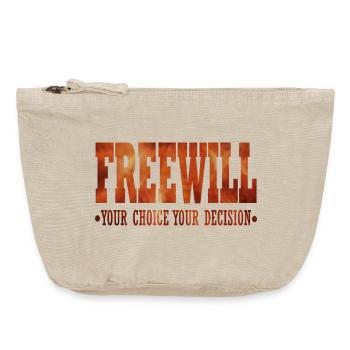 FreeWill - Vintage Zip Pouch 18 x 21 cm - vintage sand  - Front