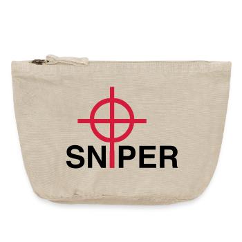 Sniper - Vintage Zip Pouch 18 x 21 cm - vintage sand  - Front