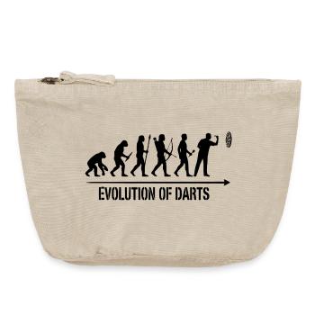 Darts Evolution Hoodie, Socken, Tasse, Top - Vintage Reißverschluss-Täschchen (18 x 21 cm) - Vintage Sand  - Vorne