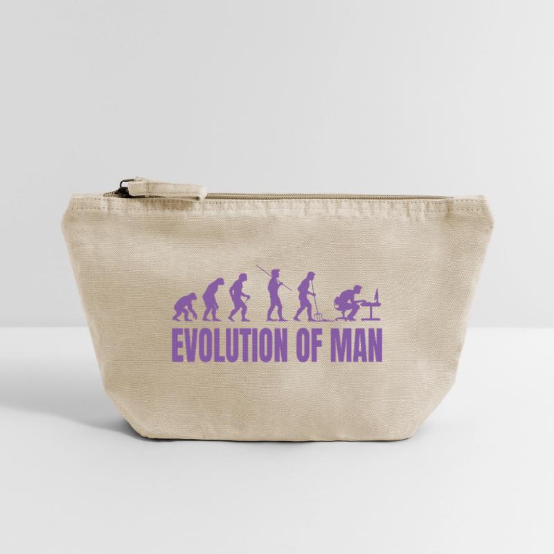 Programmierer Computerfreak Evolution Retro Vintage Reißverschluss-Täschchen (18 x 21 cm)