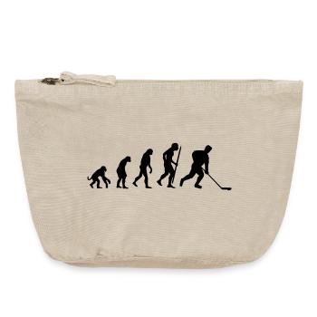 evolution of  hockey_ - Vintage Reißverschluss-Täschchen (18 x 21 cm) - Vintage Sand  - Vorne