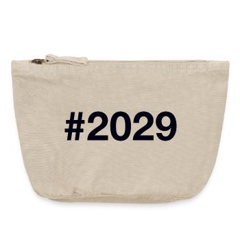 2029 Hashtag - Vintage Zip Pouch 18 x 21 cm - vintage sand  - Front