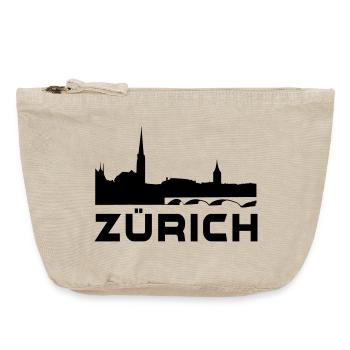 Zürich - Vintage Reißverschluss-Täschchen (18 x 21 cm) - Vintage Sand  - Vorne