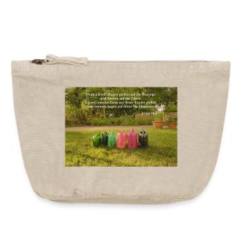 Water of Blessings Color Channels - Vintage Zip Pouch 18 x 21 cm - vintage sand  - Front