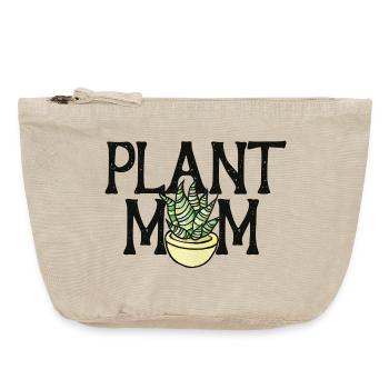Plant Mom Bloom Pot - Vintage Reißverschluss-Täschchen (18 x 21 cm) - Vintage Sand  - Vorne