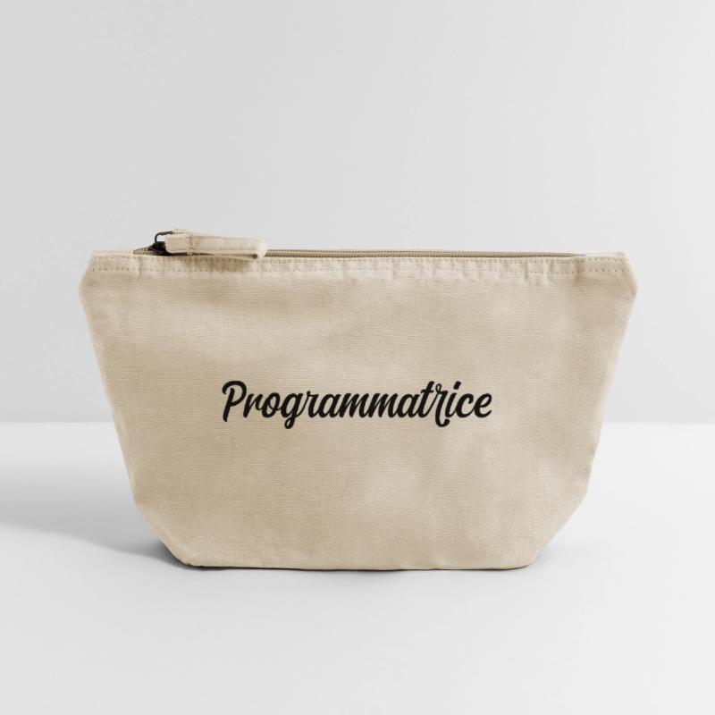 Programmatrice Informatique Code Développeuse Web Pochette zippée vintage 18 x 21 cm