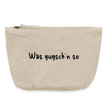 What do you see - Vintage Zip Pouch 18 x 21 cm - vintage sand  - Front