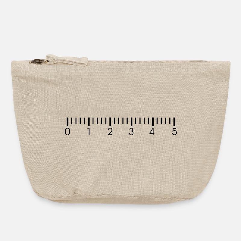 ruler - Vintage Zip Pouch 18 x 21 cm - vintage sand