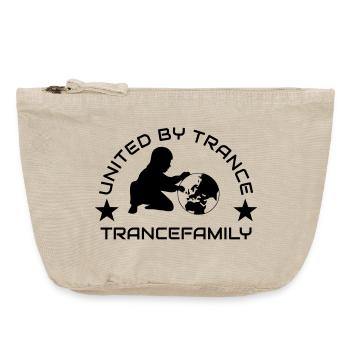UNITED BY TRANCE - Vintage Zip Pouch 18 x 21 cm - vintage sand  - Front