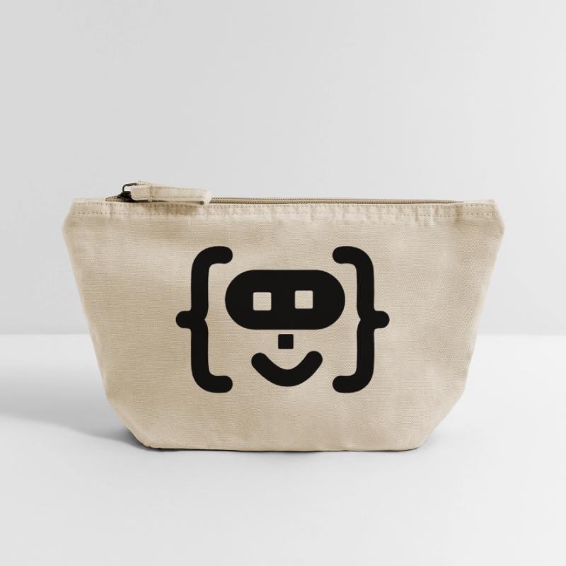 Hacker-Programmierer-Code-Logo Vintage Reißverschluss-Täschchen (18 x 21 cm)