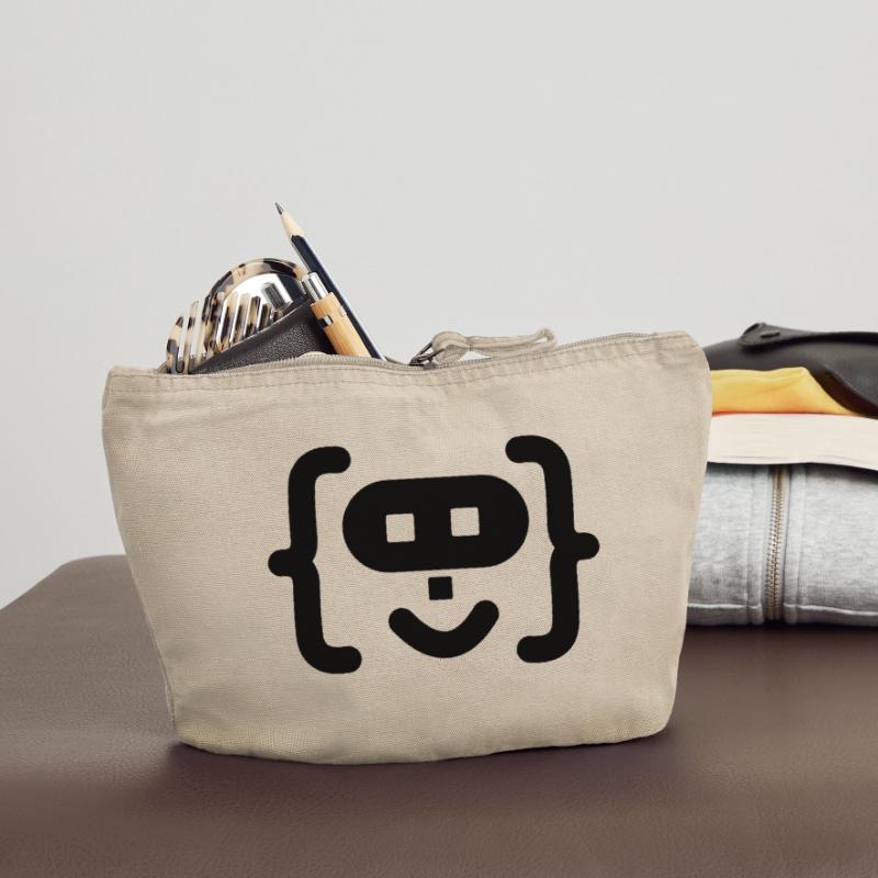 Hacker-Programmierer-Code-Logo Vintage Reißverschluss-Täschchen (18 x 21 cm)