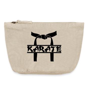 OBI Karate-Auszeichnung - Vintage Reißverschluss-Täschchen (18 x 21 cm) - Vintage Sand  - Vorne