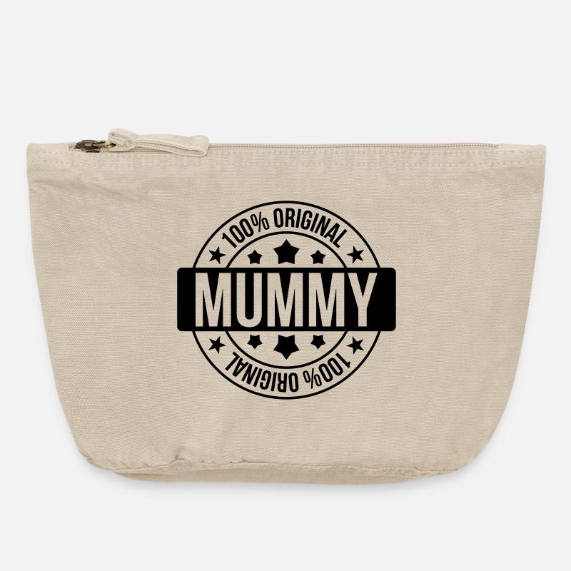 Mummy - Pochette zippée vintage 18 x 21 cm - sable vintage 