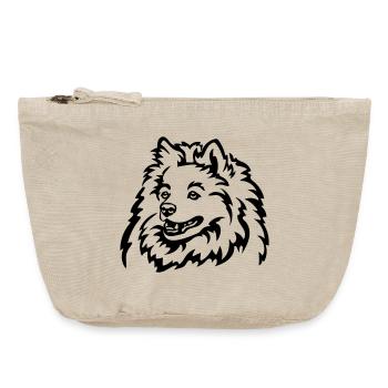 Spitz Kopf - Vintage Reißverschluss-Täschchen (18 x 21 cm) - Vintage Sand  - Vorne