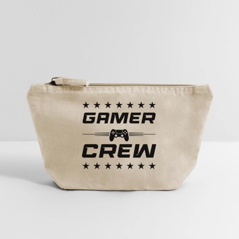 Gamepad Controller  Vintage Reißverschluss-Täschchen (18 x 21 cm)