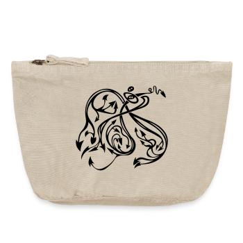 Arrows - Vintage Zip Pouch 18 x 21 cm - vintage sand  - Front
