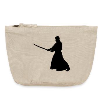 Aikido Iaido - Vintage Reißverschluss-Täschchen (18 x 21 cm) - Vintage Sand  - Vorne