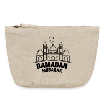 Ramadan Mubarak transparent - Vintage Zip Pouch 18 x 21 cm - vintage sand  - Front