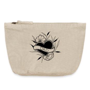 Dad - Vintage Zip Pouch 18 x 21 cm - vintage sand  - Front
