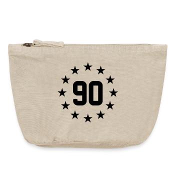 90 years - Vintage Zip Pouch 18 x 21 cm - vintage sand  - Front