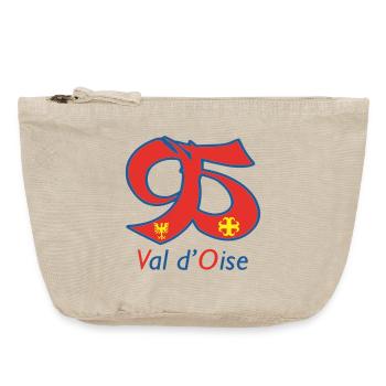 Val d'oise 95 - Vintage Zip Pouch 18 x 21 cm - vintage sand  - Front