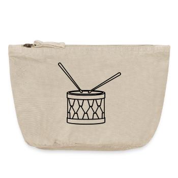 Transparent drum decoration - Vintage Zip Pouch 18 x 21 cm - vintage sand  - Front