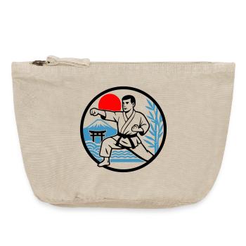 Karate Nature - Vintage Zip Pouch 18 x 21 cm - vintage sand  - Front