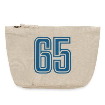 65 - Vintage Zip Pouch 18 x 21 cm - vintage sand  - Front