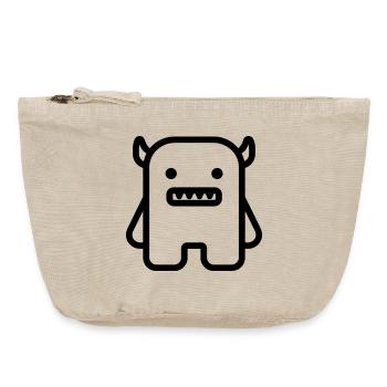 monster - Vintage Zip Pouch 18 x 21 cm - vintage sand  - Front
