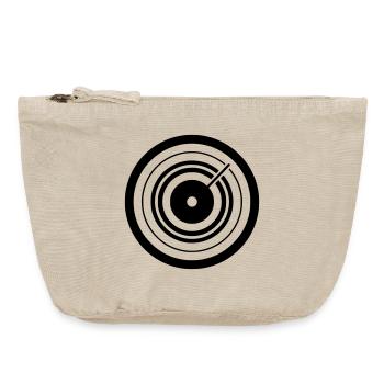 Target Arrow Dart Icon - Vintage Zip Pouch 18 x 21 cm - vintage sand  - Front