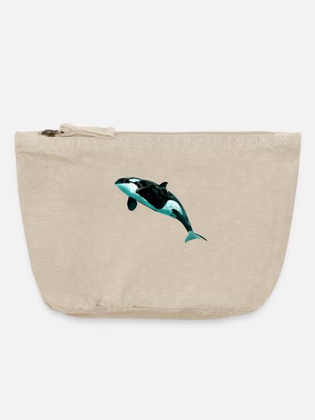 Orca - Vintage Reißverschluss-Täschchen (18 x 21 cm) - Vintage Sand