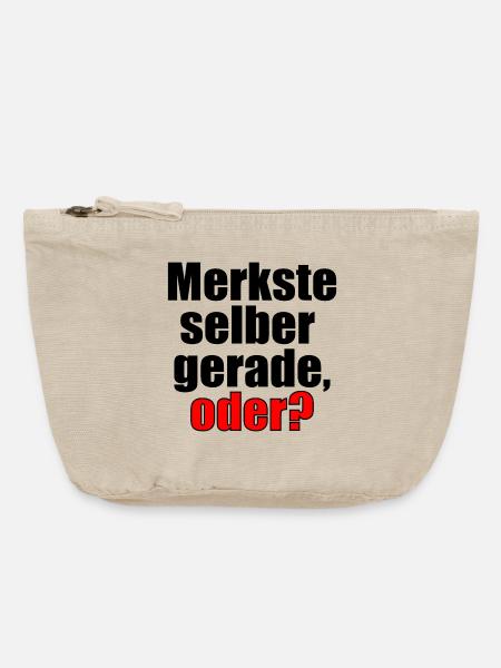 Erkenntnis - Vintage Reißverschluss-Täschchen (18 x 21 cm) - Vintage Sand 