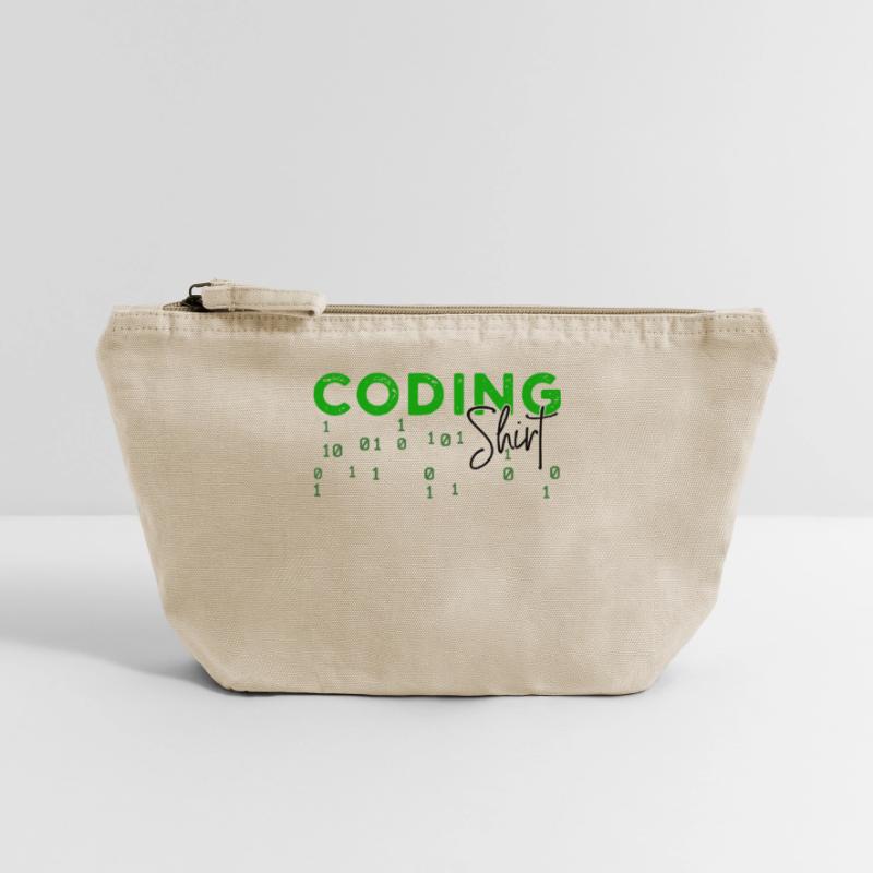 Coden Developer Programmierer Webentwickler Spruch Vintage Reißverschluss-Täschchen (18 x 21 cm)