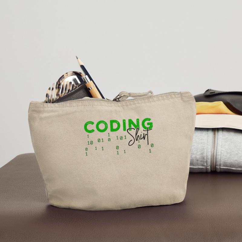 Coden Developer Programmierer Webentwickler Spruch Vintage Reißverschluss-Täschchen (18 x 21 cm)